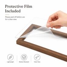 SURELIFE 1件/3件相框 30X40cm 40x60cm A4 黑白風格 適用於臥室客廳居家裝飾 - 木質色 - 查看 10