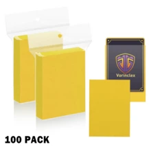 Vorinclex 100 قطعة/50 قطعة أكمام بطاقات مقاس 66*91 مم بتصميمات شخصية قابلة للعرض، أكمام واقية لبطاقات ألعاب MTG/PKM، بطانية بطاقات التداول/بطاقات ألعاب الطاولة/بطاقات ألعاب التجميع، واقي بطاقات البيسبول، مواد عالية الجودة ومتينة، هدايا - متعدد الألوان - مشاهدة 13