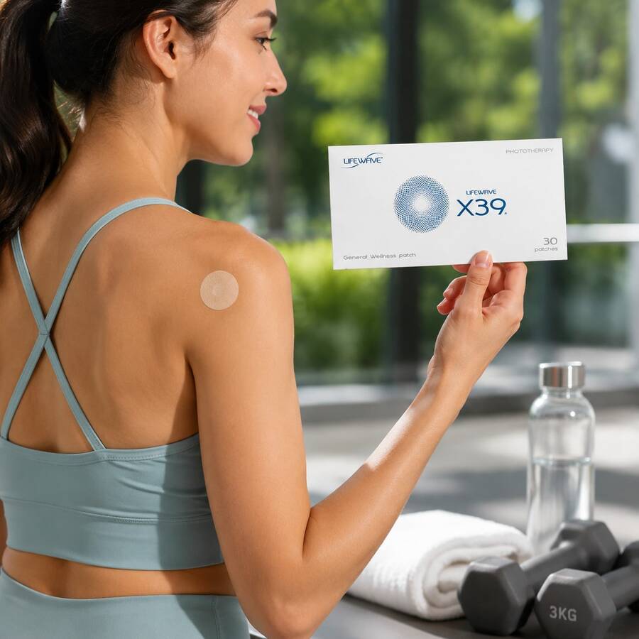 LifeWave X39 Premium Wearable Wellness Patches, 30 Count, Stimulant-Free Support For Daily Activity - 1 - View 1