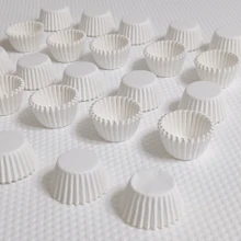 Mini Cake Paper Cups, Baking Small Paper Cups, Small Cake Paper Cup Liners, Baking Molds, Disposable Cake Paper Cups - White - View 12