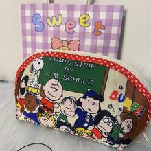 1 pieza Estuche para lápices de gran capacidad de Snoopy, Estuche para lápices con forma de lápiz/Estuche para lápices con estampado de dibujos animados, Bolsa para lápices de papelería, Bolsa de almacenamiento misceláneo, Suministros escolares, Bolsa para lápices, Mochila, Perfecto para volver a la escuela, Estuche para lápices perfecto para volver a la escuela - A - Ver 2