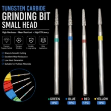 Easy Nail 1個碳化釘鑽頭用於去除角質，鎢鋼美甲鑽頭，2.35mm 軸心美甲電鑽頭 - 彩色 - 查看 3