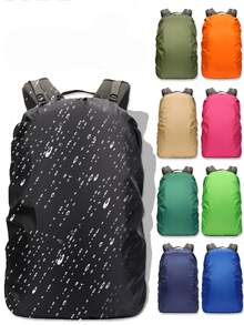 1pc Full Size Outdoor Backpack Rain Cover, Suitable For 20-70L Backpacks, High Quality Durable Nylon Waterproof Cover, Suitable For Hiking And Cycling, Lightweight And Wear-Resistant, Back To School Season - Multicolor - View 3