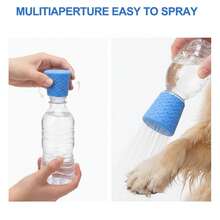 Portable Silicone Pet Shower Head, Silicone Sprayer Fits Most Water Bottles, Durable And Reusable, Portable Dog & Cat Washing Tool For Outdoor Use, Non-Slip Grip, Easy To Operate - Multicolor - View 4