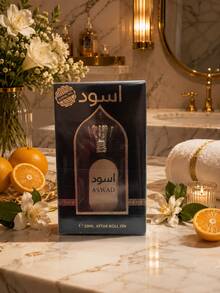 Ard Al Zaafaran Aswad roll-on à l'huile de 20 ml parfum homme intense - Chaud et épicé - Voir 3