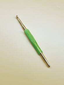 [1/5入]雙頭矽膠鉤針，雙頭設計，一鉤兩尺寸整合於兩端，無需頻繁更換鉤針，提高效率。粉色、橘色、黃色、綠色、藍色五色手柄區分尺寸，無需查看刻度，易於識別，易於收納。適合初學者，也方便攜帶與戶外使用 - 雙頭矽膠鉤針 - 查看 6