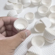 Mini Cake Paper Cups, Baking Small Paper Cups, Small Cake Paper Cup Liners, Baking Molds, Disposable Cake Paper Cups - White - View 8