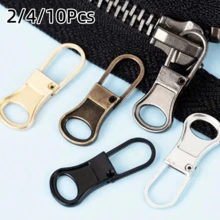 2/4/10Pcs Detachable Zipper Pulls For Bags, Coats, Clothes, Small Hole Zipper Sliders, Shoes, Boots, Tool-Free Replaceable Zipper Pull Heads - Multicolor - View 13