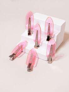 12 cái/6 cái/2 cái Kẹp tóc mái không đường may thời trang tối giản màu đen trắng hồng cho nữ, kẹp tóc bên không đường may dùng khi rửa mặt, trang điểm và chăm sóc da hàng ngày, phụ kiện tóc thường ngày, dụng cụ tạo kiểu tóc, phụ kiện tóc xoăn, phụ kiện tóc mùa thu, du lịch - Nhiều màu - Xem 7