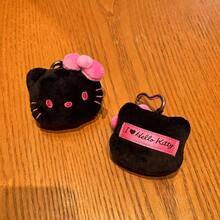 1個 Hello Kitty 絨毛娃娃吊飾,可愛蝴蝶結貓頭零錢包掛飾,少女風背包吊飾,柔軟可愛絨毛裝飾,節日禮物 - 彩色 - 查看 8