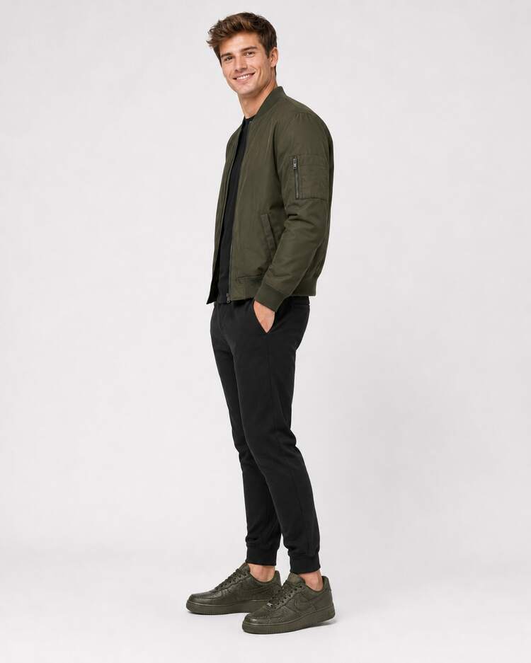 Nike Air Force 1 Kobe Forever Olive 輕盈舒適耐穿 低筒 板鞋 男款 綠色 - 綠色 - 查看 8