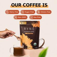 Mushroom Coffee Powder | #1 In The USA | 30 Servings Bright & Smooth Flavor - Clean Energy & Focus, No Jitters, No Crash, Premium Wellness Brew - 30 servings - 查看 5