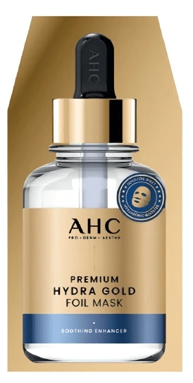 Made In Korea & Original Import AHC Premium Hydra Gold Foil Mask(AD4) 25g*5ea Imported Korean Skin Care Products - 5pcs - View 1