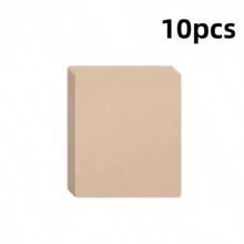 100/50pcs Nude Invisible Breathable Cuttable Non-Woven Fabric Tattoo Cover Stickers, Reusable Anti-Friction Adhesive Patches - Quantity - View 3