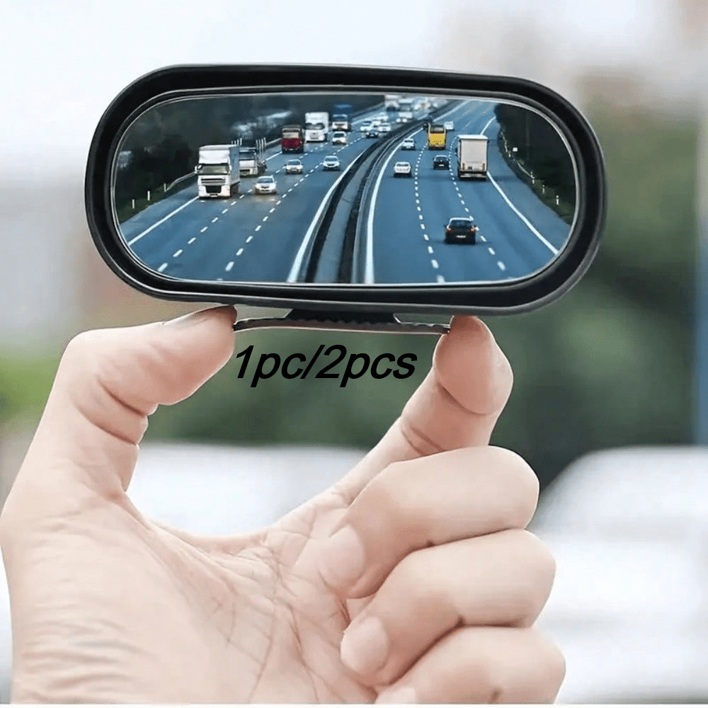 1pc/1set High-Definition Blind Spot Rearview Mirrors, Suitable For Vehicles -360 ° Adjustable, Providing Wide-Angle View For Front And Rear Wheels, Using Ultra Transparent Glass, Very Suitable For Trucks, Suvs, And Sedans, Ensuring Driving.
