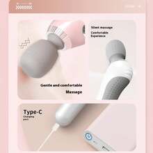 Alat Pijat Genggam Portabel, Alat Pijat Berputar 180°, 5 Kecepatan yang Dapat Diatur, Dapat Diisi Ulang USB, Cocok untuk Pijat Bahu, Punggung, Pinggang, dan Kaki, Hadiah Unisex, Perlengkapan Perjalanan Penting - A - View 8