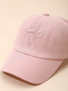 Sombrero de protección solar infantil con lazo, gorra de béisbol para niñas, sombrero de sol elegante para bebé niña, sombrero de sol de verano con parte superior semiabierta - Multicolor - Ver 2