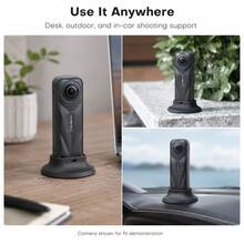 矽膠支架底座 適用於 Insta360 X5/X4，升級版防滑桌面相機安裝底座，柔軟便攜式穩定器支架適配器，360 行動相機配件 - 查看 9