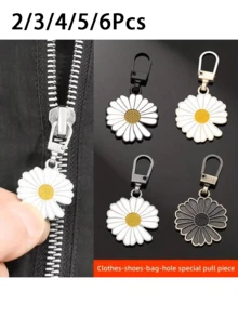 2/3/4/5/6 cái đầu kéo khóa thay thế, bộ đầu kéo khóa kim loại có thể tháo rời - phù hợp cho áo khoác, ba lô, áo khoác, quần, quần jean, vali, túi xách và ví - Nhiều màu - Xem 2