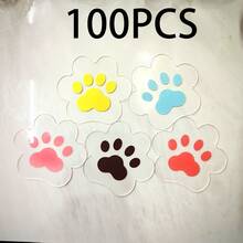 1 Set Cat Paw Design PET Anti-Slip Coasters, Home Kitchen Decor Accessories, Cute Affordable Small Items, Suitable For Various Holiday Parties, Wedding Accessories, Thanksgiving, Back To School Decor Gifts - Multicolor - View 13