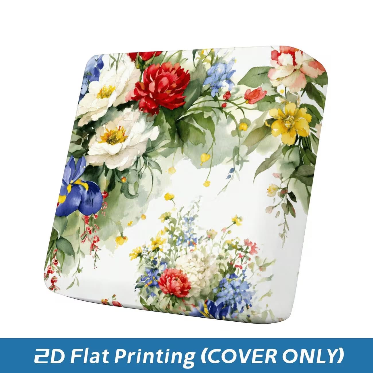 Juego de 1 pieza/2piezas/6piezas/8piezas Funda de Sofá Exterior con Estampado Digital de Acuarela Floral (Solo Funda de Sofá, Body del Sofá No Incluido) Protege Muebles de Sofá Decoración del Hogar Lavable a Máquina Funda de Cojín de Patio con Cierre de Banda Elástica, Funda de Cojín de Asiento de Sofá Exterior, Funda de Sofá de Patio, Funda de Muebles de Patio, Funda de Protección de Muebles de Sala de Estar, Adecuada para Cojines de Sofá de Jardín, Parque, Interior y Exterior, Sofá Seccional y Sillones - Multicolor - Ver 1