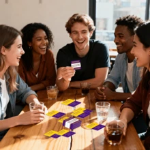 This Song! - Spanish Card Game With 50 Fun Music Q&A Cards For Adults And Family, Perfect Icebreaker For Game Nights, Parties And Gatherings, An Excellent Choice For Family Entertainment And Social Events - Purple - View 8