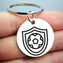 Classic Minimalist Style Pendant Accessory, Stainless Steel Material, Incorporates World Cup Elements, Versatile And Gender-Neutral, Can Also Be Used As A Collar Accessory, Compatible With Most Pet Collars, Practical And Beautiful - Multicolor - View 9