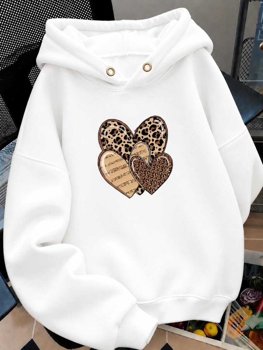 Sweatshirt With A Modern Hood, Adaptable To Any Season. - White - View 1