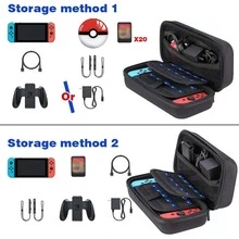DATA FROG Switch Large Capacity Dual-Capacity Storage Bag, Compatible With Chargers + Handles, Shock-Proof, Water-Resistant, Pressure-Resistant, With Multiple Accessory Storage Space, A Hard-Shell Bag Essential For Travel. - View 6