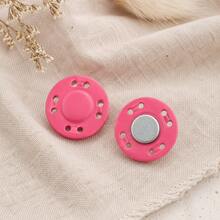 10pcs Colorful Round Magnetic Snap Buttons Set, Sew-On Metal Press Stud Fasteners For Clothes Bags DIY Sewing Accessories Replacement Buckles - 10pcs - View 32