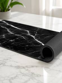 XXL Extended Black Marble Pattern Mouse Pad, Minimalist Business Aesthetic Desk Mat, Waterproof Easy-To-Clean Surface, Smooth Mouse Control Without Scratching Hands, Non-Slip Rubber Base Stable And Durable, Not Easy To Fray, Father's Day Graduation Gift, Suitable For Home Office Study Computer Desk, Desk Mouse Pad, Mouse Keyboard Pad - View 6
