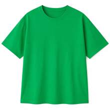 Attractive CHERRY Style Round Neck T-Shirt To Shine. - 綠色 - 查看 2