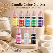 High Concentration 10ml Solid Color Dye, Multi-Purpose Liquid Pigment, Suitable For Candles, Soap, Tie-Dye And Craft Projects - 1 Set - View 8