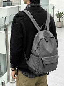 Vaulklash Unisex Men's Korean Style Lazy Versatile Casual Loose Fit Pullover Knit Sweater - Black - View 6