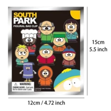 1PC South Park Officially Licensed 3D Cartoon Keychain Character Image Fashion Key Ring Classic Charm Bag Accessories Men And Women Portable Key Chain Accessories Backpack Decoration Party Favors Keychain Graduation Season Gifts - Multicolor - View 2