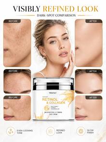 Face Care Cream Gentle Lightweight Fresh Comfort Hydrating Formula Soft Smooth Skin Appearance Daily Beauty And Night Routine - Multicolor - View 3