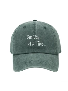 1pc Unisex Printed Vintage Distressed Washed Baseball Cap, Baseball Cap, Sun Hat, Dad Hat, Trucker Hat, Suitable For Daily Outings, Hiking, Vacation, Fishing, Sun Protection - Multicolor - View 7