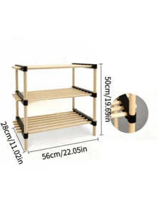 1pc Multi-Layer Multi-Functional Shoe Rack, Home Entrance Storage Shelf, Dormitory Bathroom Balcony Multi-Functional Storage Rack. - Multicolor - View 7