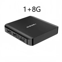 Q96 OHP TV98 ATV Plus 智能电视盒，Android 14 系统，全志 H313 芯片，支持 4G/5G 双频 WiFi，可播放 6 个频道的 4K 高清媒体播放器，内置 2GB 内存和 16GB 存储空间，支持 IPTV。 - 黑色 - 查看 14