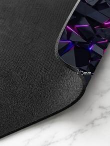 Extra Large Gaming Desk Mat And Mouse Pad - Neon Purple & Black Futuristic Design, Non-Slip Rubber Base, Smooth Surface, Suitable For Computer, Office, Gaming Environment - Ideal Gift For Gamers, Christmas, Halloween Gift - Suitable For Mouse And Trackball, Electronics > Computer & Office Supplies > Mouse Pads & Wrist Rests > Mouse Pads - Fission a - View 8