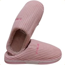 Women's Slipper/Bedroom Slipper With TPR Rubber Sole REF.: PTF06-149 - Rosa Claro - 查看 9