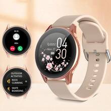 Smartwatch With Wireless Calling/Dialing, Multiple Sports Modes, Incoming Call Alert And Rejection, SMS Notification, Customizable Wallpaper, Compatible With IOS/Android - Multicolor - View 3