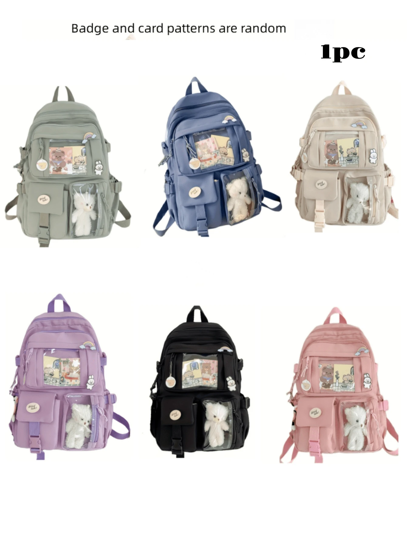 Large Capacity Versatile Classic Cute Portable Travel Commuter Backpack, Suitable For Various Occasions For Back To School Season - Shangchen8016 - View 1