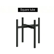1pc Cross-Shaped Adjustable Plant Stand, Detachable Flower Pot Stand, Indoor Plant Pot Holder, Perfect For Indoor Decor, Home Decor, Room Decor And Home Decorations - Black - View 9