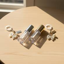 2pcs 6ml Gold Silver Empty Big Wand Brush Lip Gloss Tubes With Bow Pedant For Travel - Multicolor - View 3