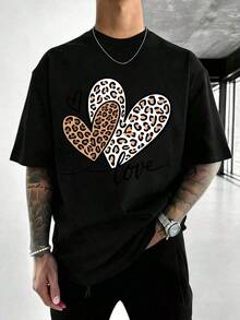 Men T-Shirts - 黑色 - 查看 2