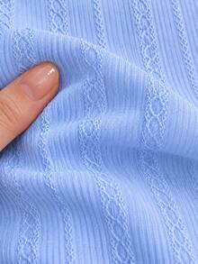 1pc White Vertical Striped Jacquard Ribbed Knit Fabric, Soft Breathable Embossed Embossed Twisted Fabric, Lightweight Breathable Woven Jacquard Cloth, Suitable For DIY Clothing, Dresses, Shirts, Curtains, Home Decor And Sewing Crafts - 1 - View 37