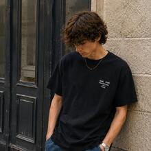 Loose Cotton T-Shirt - Black - View 6