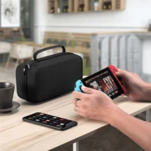 DATA FROG Switch Large Capacity Dual-Capacity Storage Bag, Compatible With Chargers + Handles, Shock-Proof, Water-Resistant, Pressure-Resistant, With Multiple Accessory Storage Space, A Hard-Shell Bag Essential For Travel. - View 4