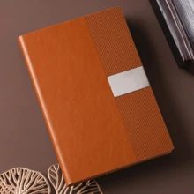 Ensemble de cahiers personnalisables - Gravure personnalisée disponible | 6 options de couleurs élégantes | Idéal pour la tenue de journal, la planification et les notes quotidiennes | Cadeau parfait pour les étudiants, les professionnels et les amateurs de papeterie, fournitures scolaires pour la rentrée - Livre à gros boutons métalliques - Voir 16